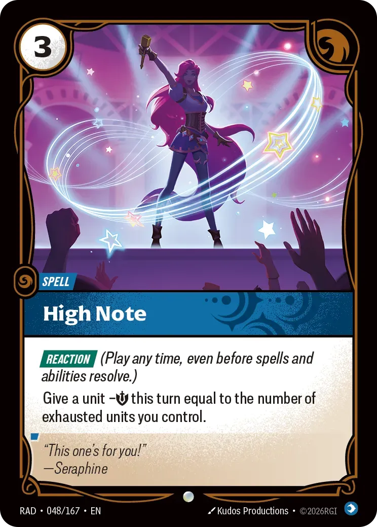 High Note Riftbound card (OPP-048/167)